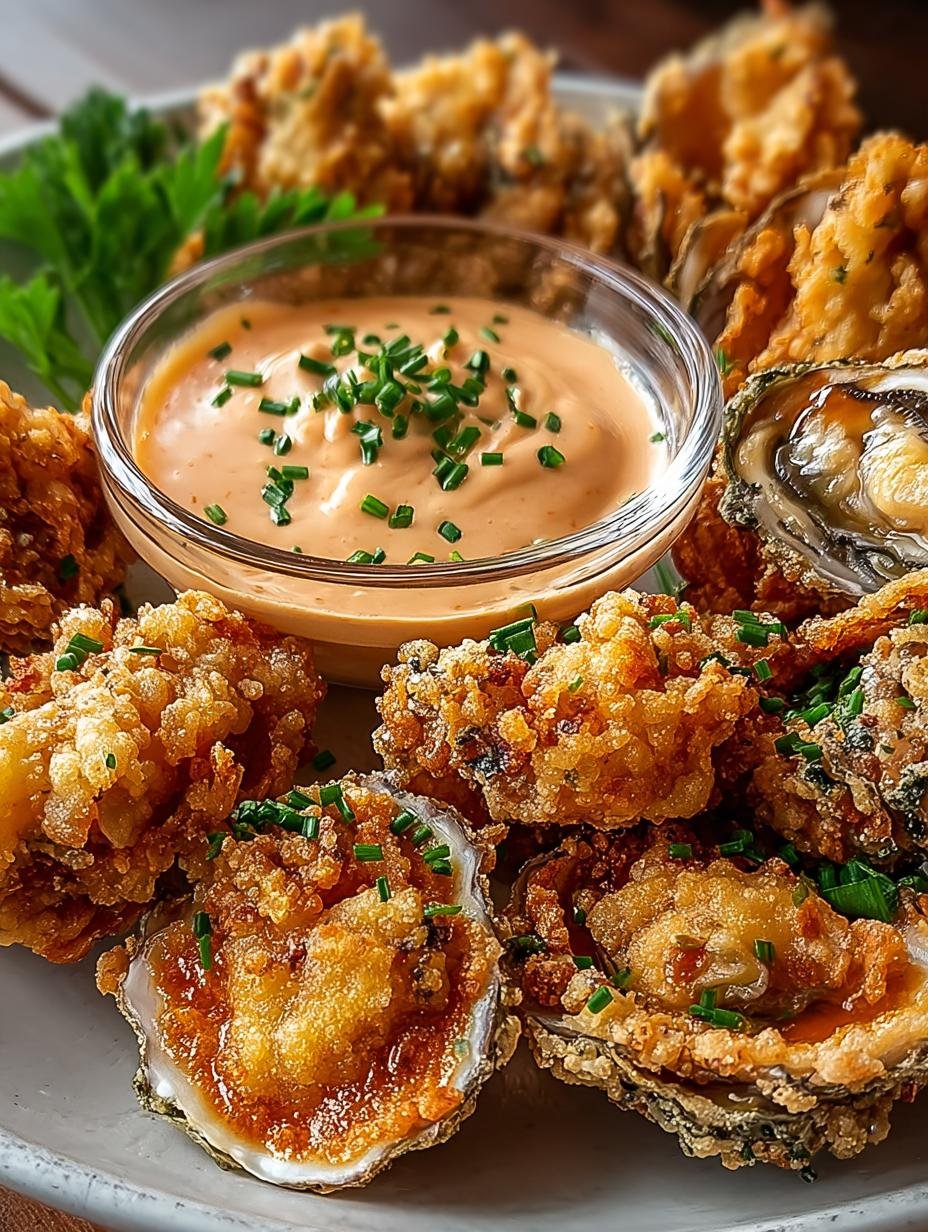Crispy Fried Oysters with