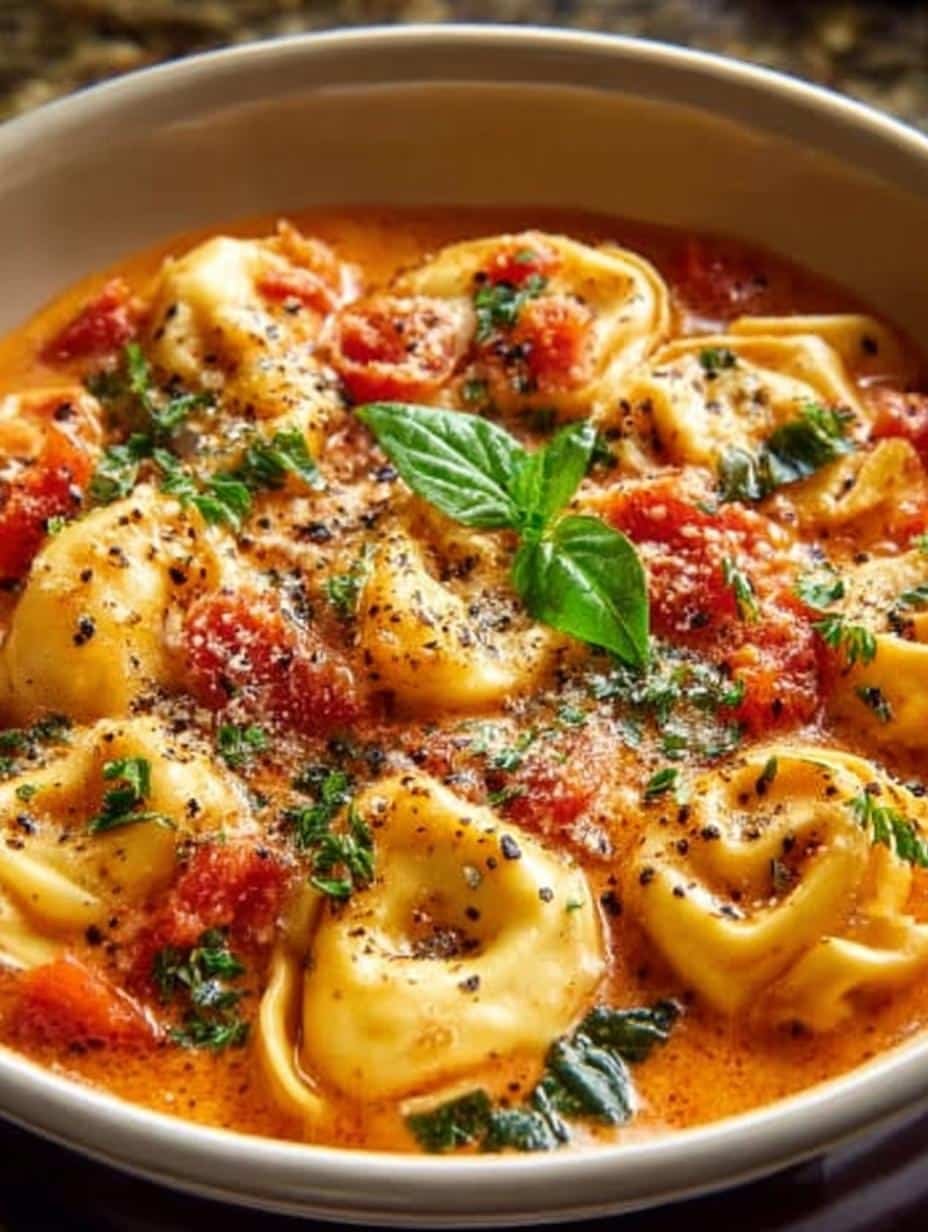 Crockpot Creamy Tomato Tortellini: 7 Comforting Steps - Crockpot Creamy Tomato Tortellini - main visual representation