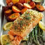 Crumbed Salmon with Sweet