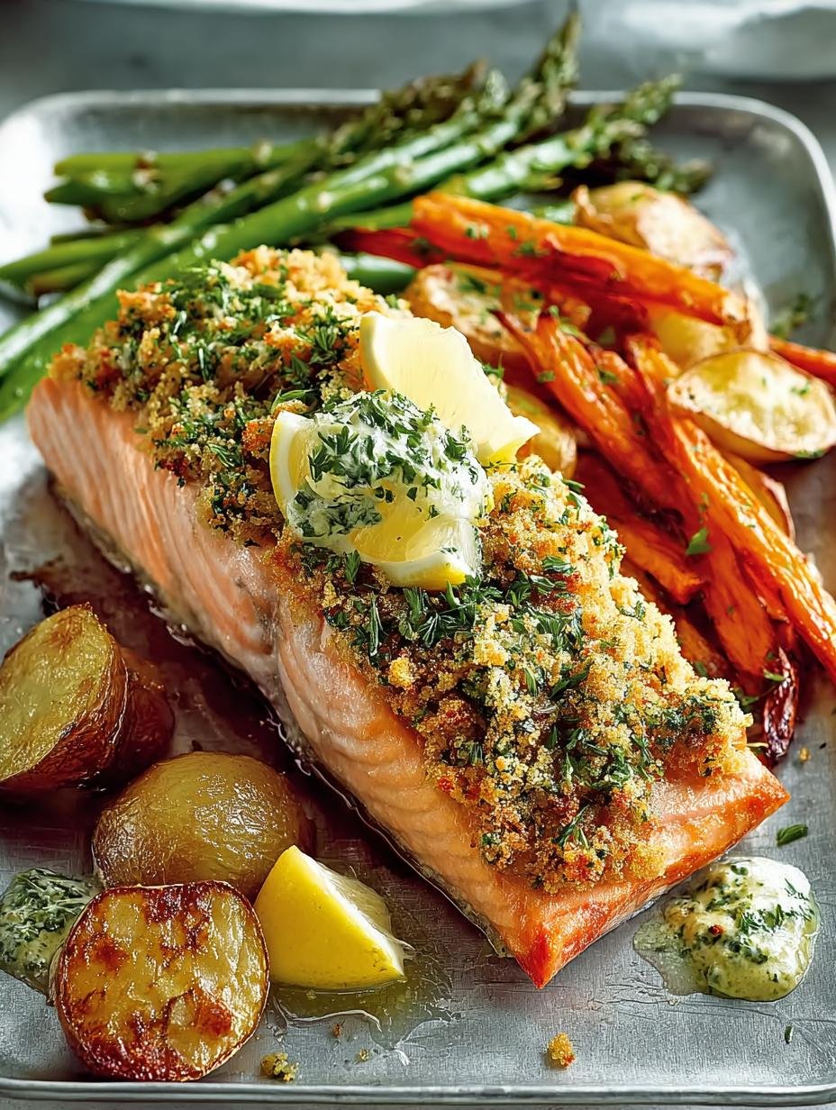 Crumbed Salmon with Sweet Potato Chips Delight - Crumbed Salmon with Sweet - additional detail