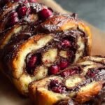 Dark Chocolate Cherry Babka