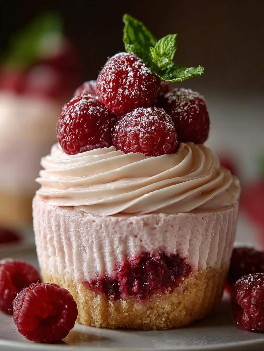 Decadent Raspberry Cheesecake Mousse Cups for Delightful Indulgence 3 Decadent Raspberry Cheesecake Mousse Cups for Delightful Indulgence - Decadent Raspberry Cheesecake Mousse - additional detail