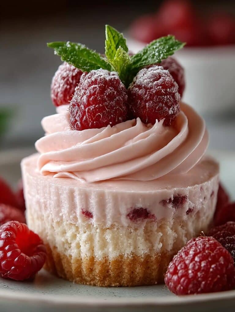 Decadent Raspberry Cheesecake Mousse