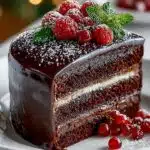 Double Chocolate Holiday Cake