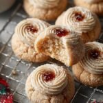 Eggnog Thumbprint Cookies