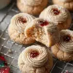 Eggnog Thumbprint Cookies