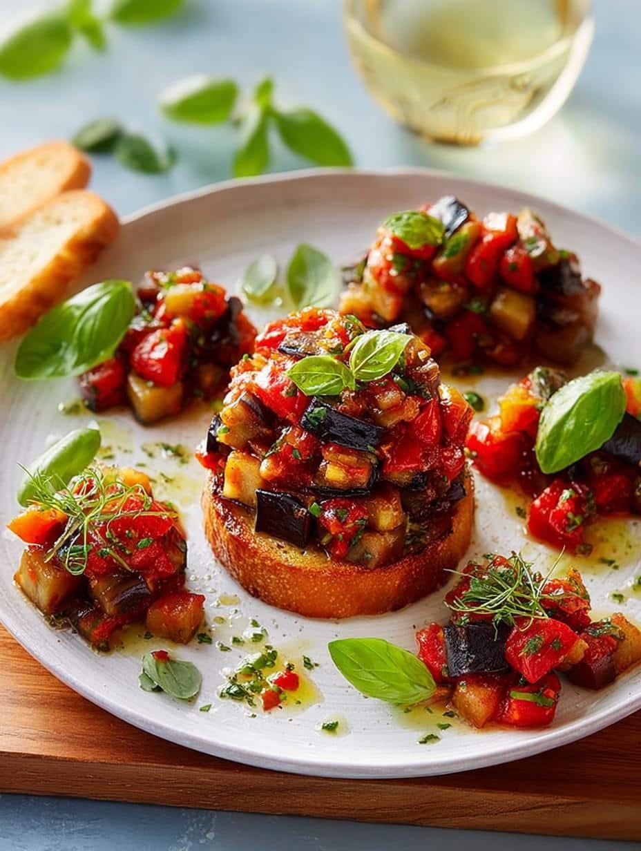 Eggplant Caponata with Basil: 7 Flavorful Variations 2 Eggplant Caponata with Basil: 7 Flavorful Variations - Eggplant Caponata with Basil - main visual representation