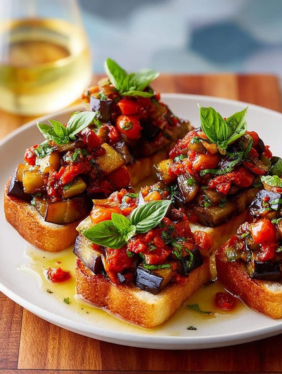 Eggplant Caponata with Basil: 7 Flavorful Variations - Eggplant Caponata with Basil - additional detail