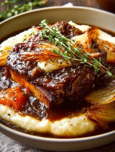 French Onion Short Ribs