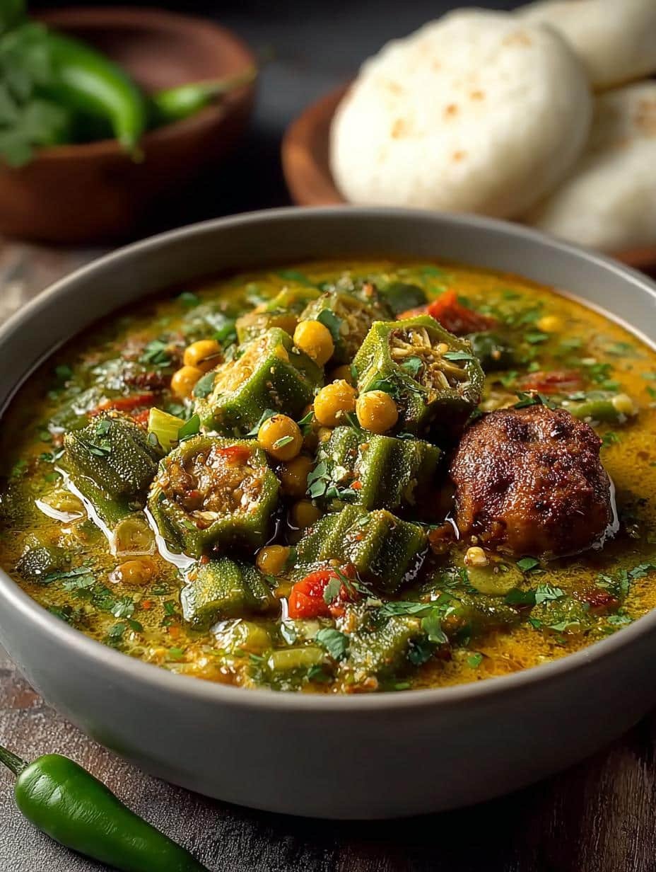 Fufu Okra Soup: A Delightful 40-Minute Recipe - Fufu Okra Soup - main visual representation