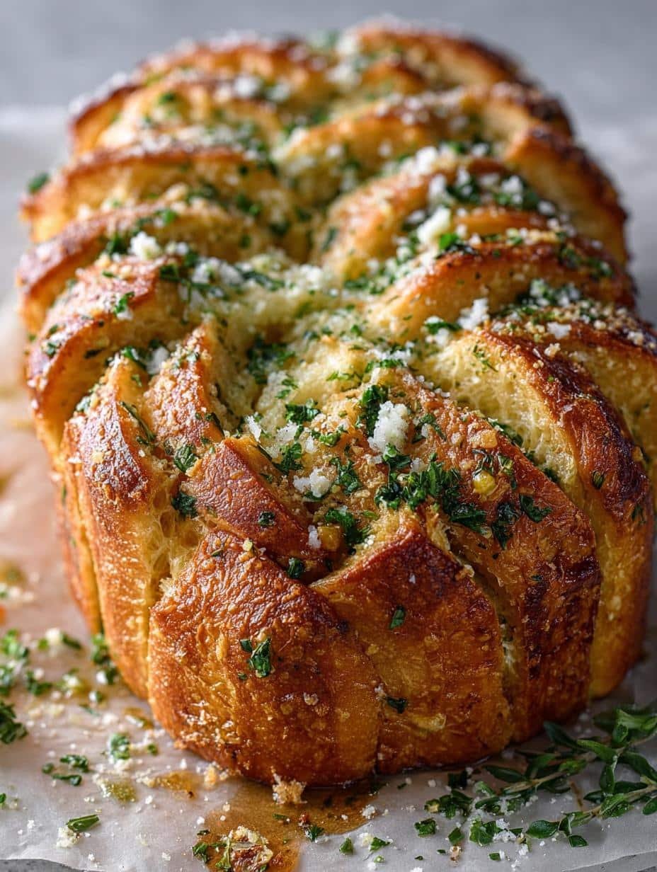 Garlic Parmesan Pull Apart