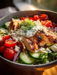 Greek Chicken Bowls Fresh