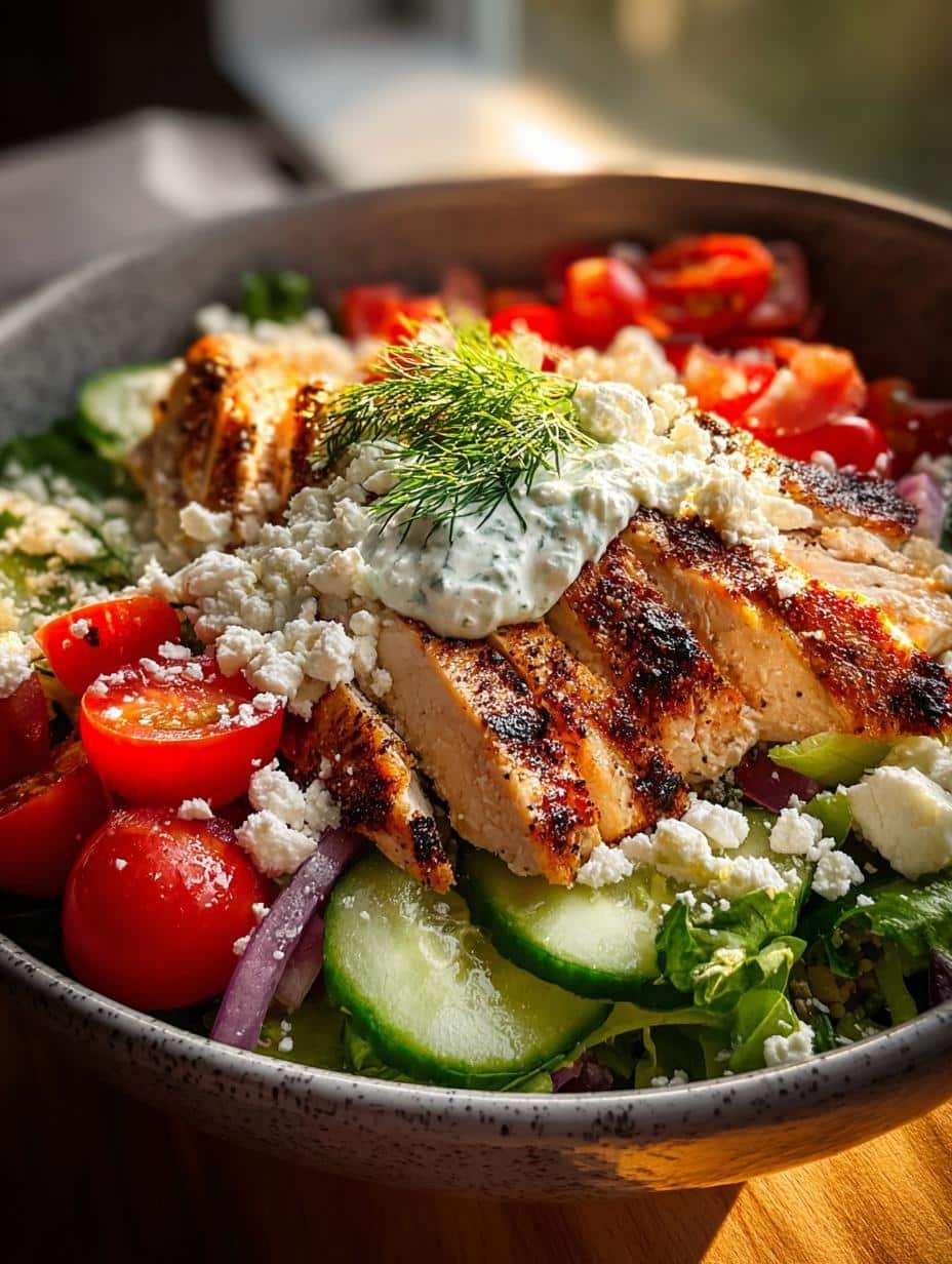 Greek Chicken Bowls Fresh