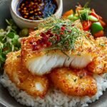 Halibut Tempura with Japanese