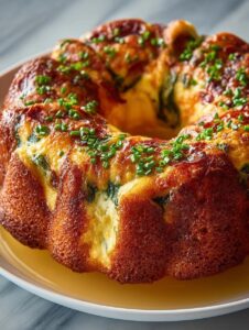 Ham Spinach Breakfast Bundt: 12 Hearty Servings to Enjoy 8 Ham Spinach Breakfast Bundt