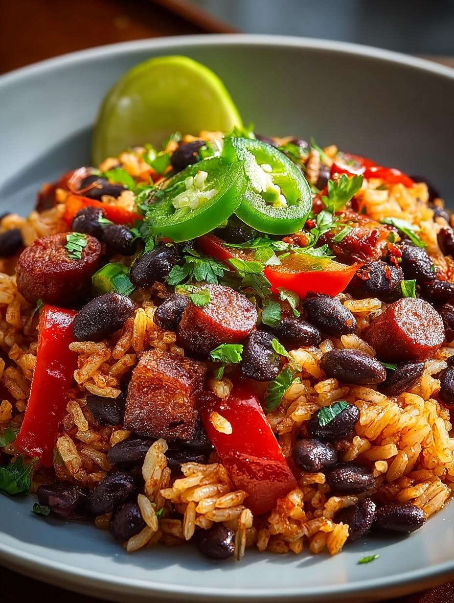 Hearty Black Beans Rice