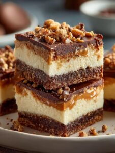 Heath Toffee Cheesecake Brownies: 5 Layers of Indulgence 3 Heath Toffee Cheesecake Brownies