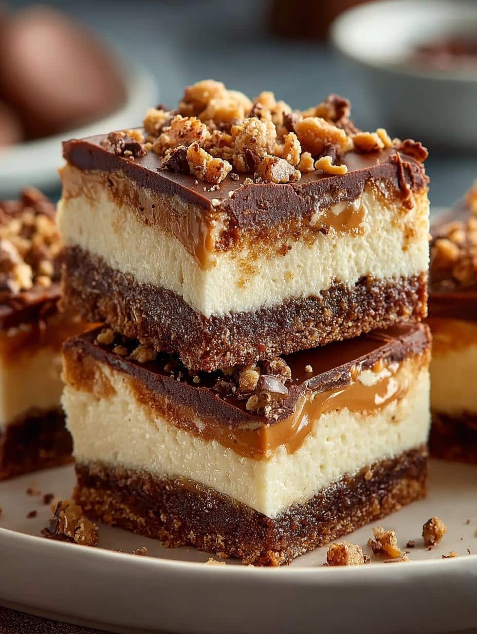 Heath Toffee Cheesecake Brownies