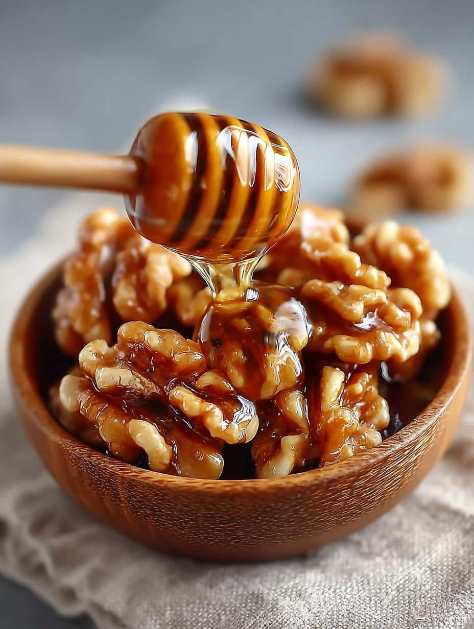 Honey Glazed Walnuts