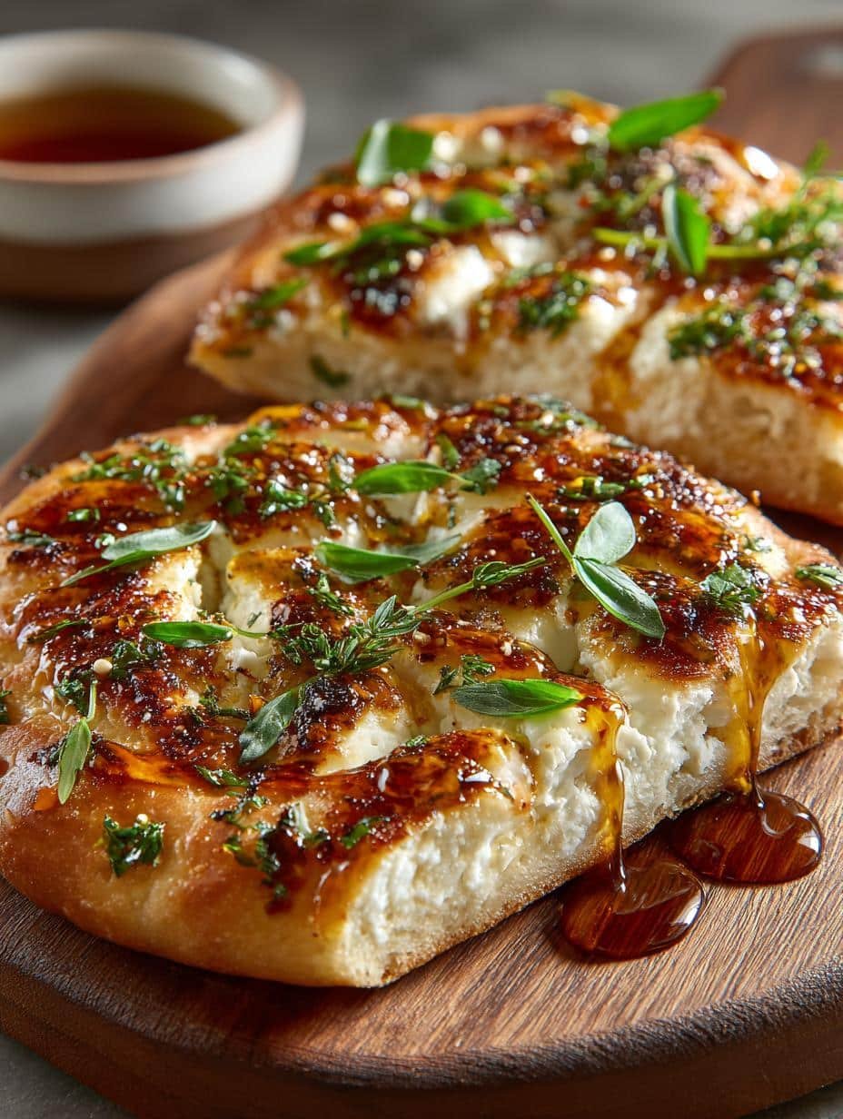 Hot Honey Garlic Flatbread