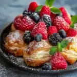 Irresistible Cream and Berry Filled Pastry Balls Recipe 150x150 1