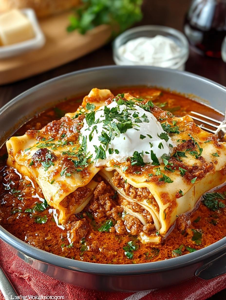 Irresistible Lasagna Soup Comfort for Cozy Nights - Irresistible Lasagna Soup Comfort - additional detail