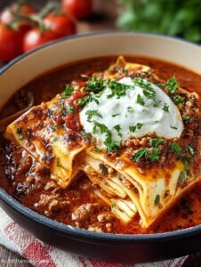 Irresistible Lasagna Soup Comfort