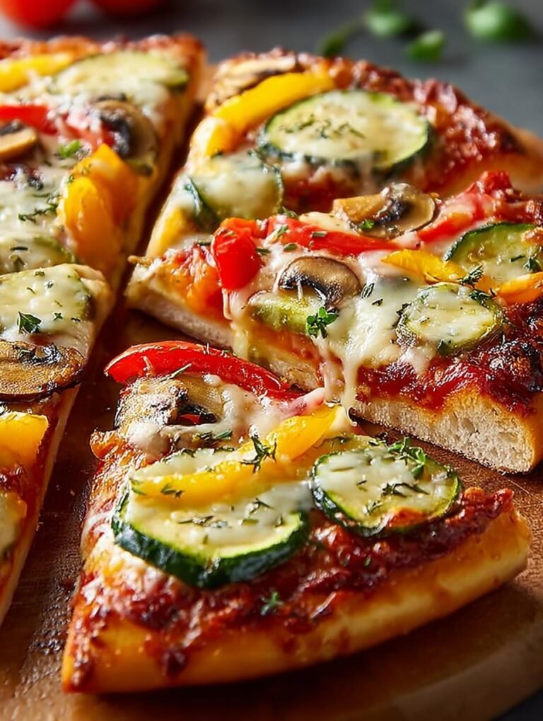 Irresistible Veggie Pizza Flavorful