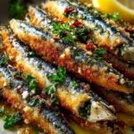 Savor 8 Crispy Italian Crusted Sardines for Dinner 4 Italian Crusted Sardines