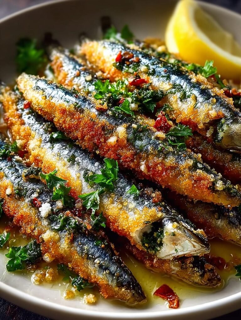 Italian Crusted Sardines