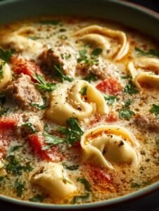 Italian Sausage Tortellini Soup