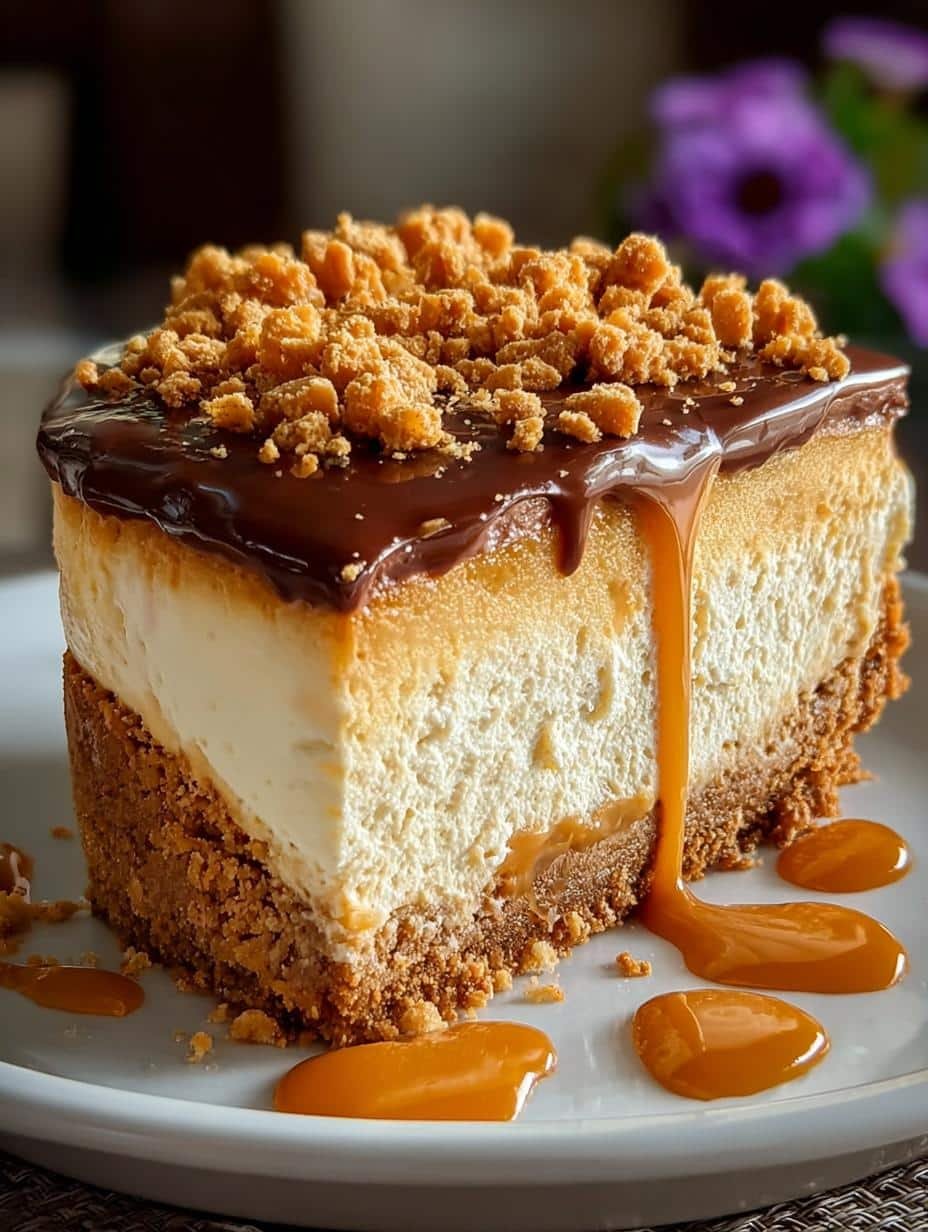 Loaded Butterscotch Cheesecake: 7 Irresistible Layers - Loaded Butterscotch Cheesecake - main visual representation