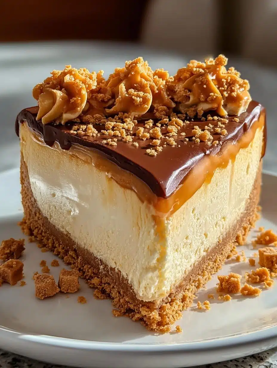 Loaded Butterscotch Cheesecake