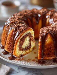 Marble Cake with Rum