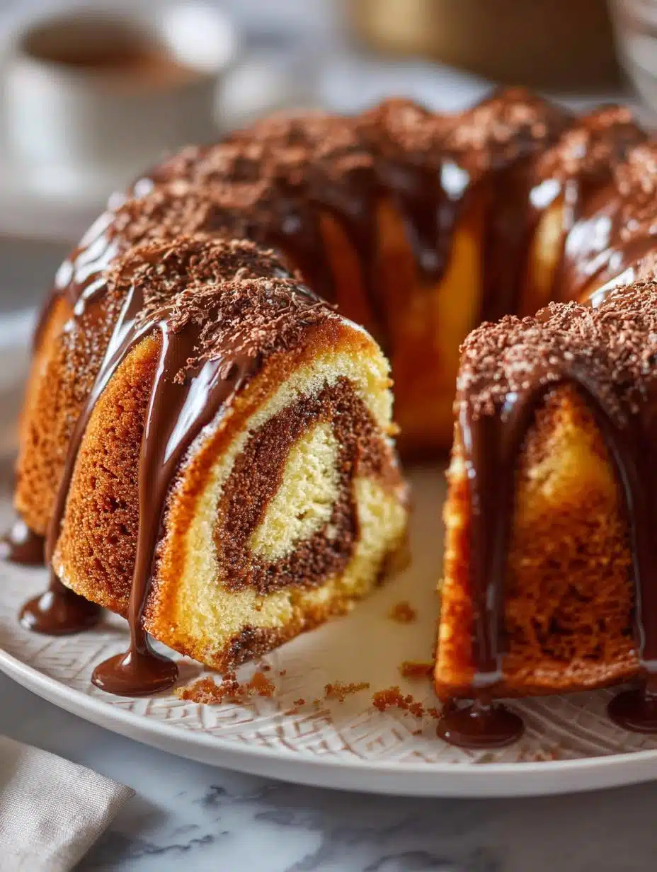 Marble Cake with Rum