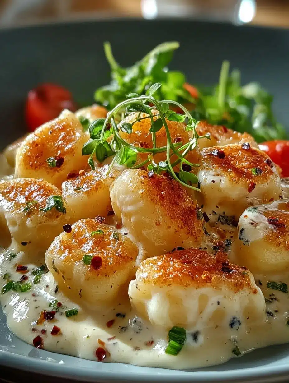 Millionaire Gnocchi with Creamy Sauce Bliss 1 Millionaire Gnocchi with Creamy