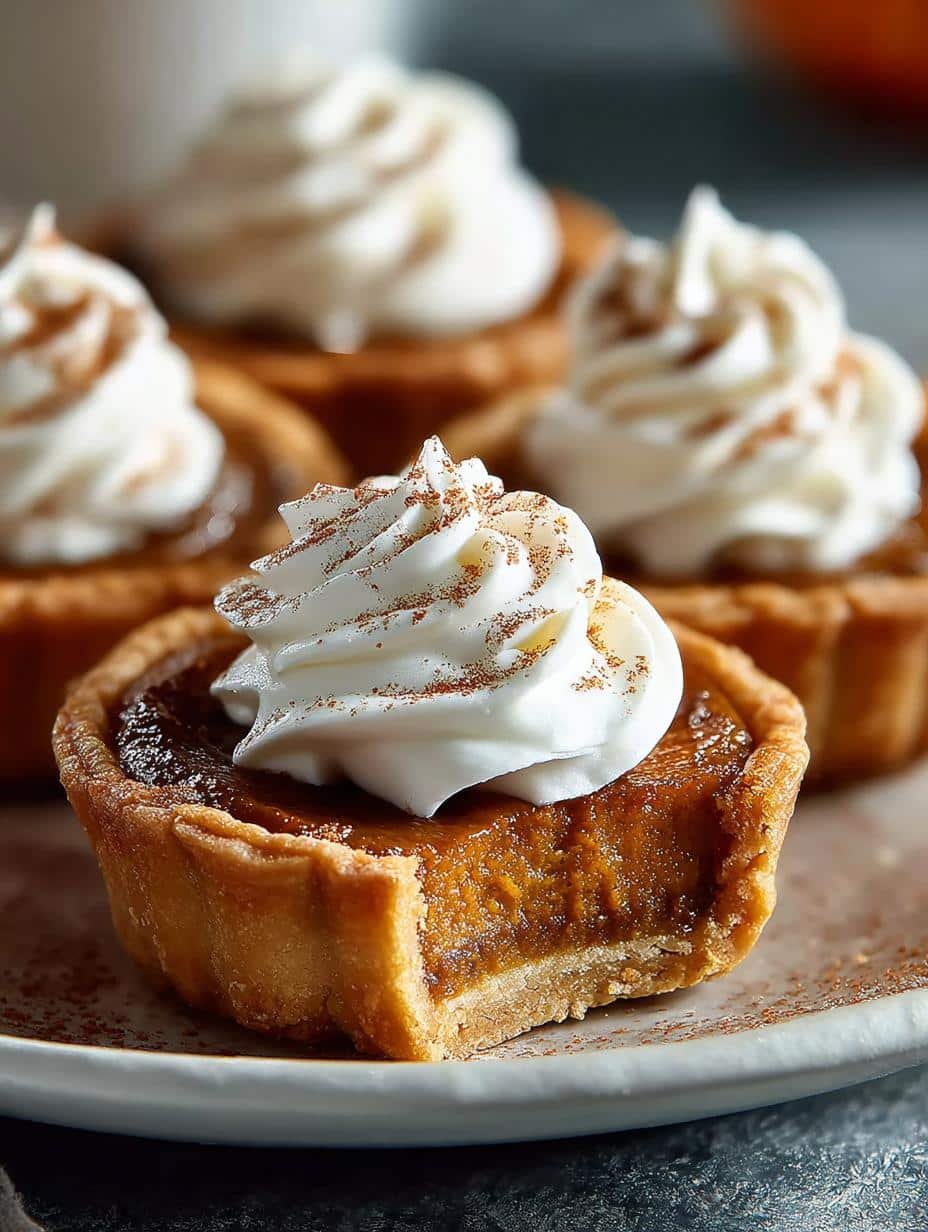 Mini Pumpkin Pies For