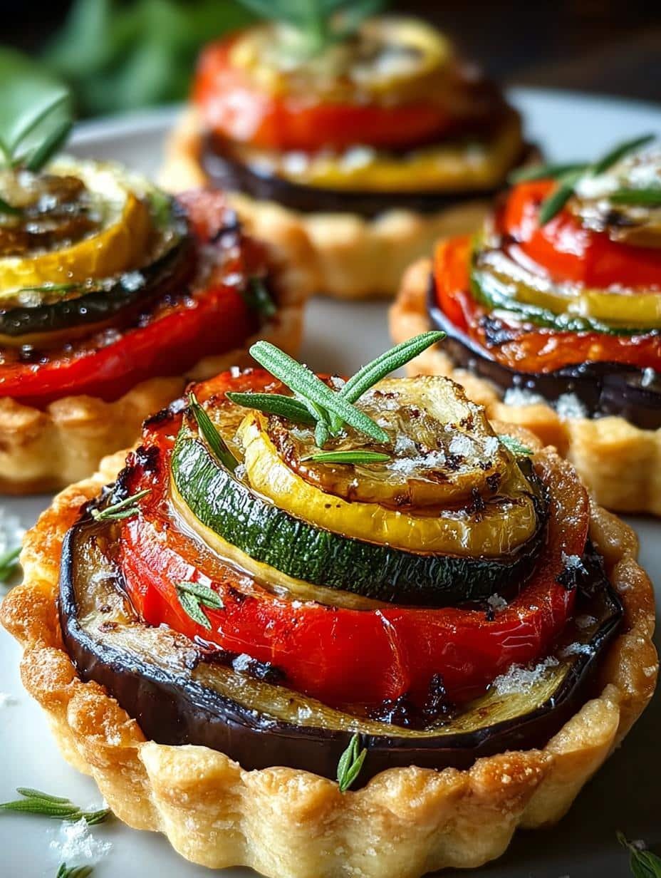 Mini Ratatouille Tartlets: 12 Savory Bites to Savor - Mini Ratatouille Tartlets - main visual representation
