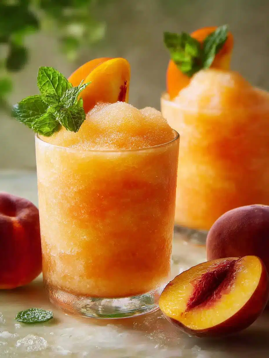 Peach Wine Slushy