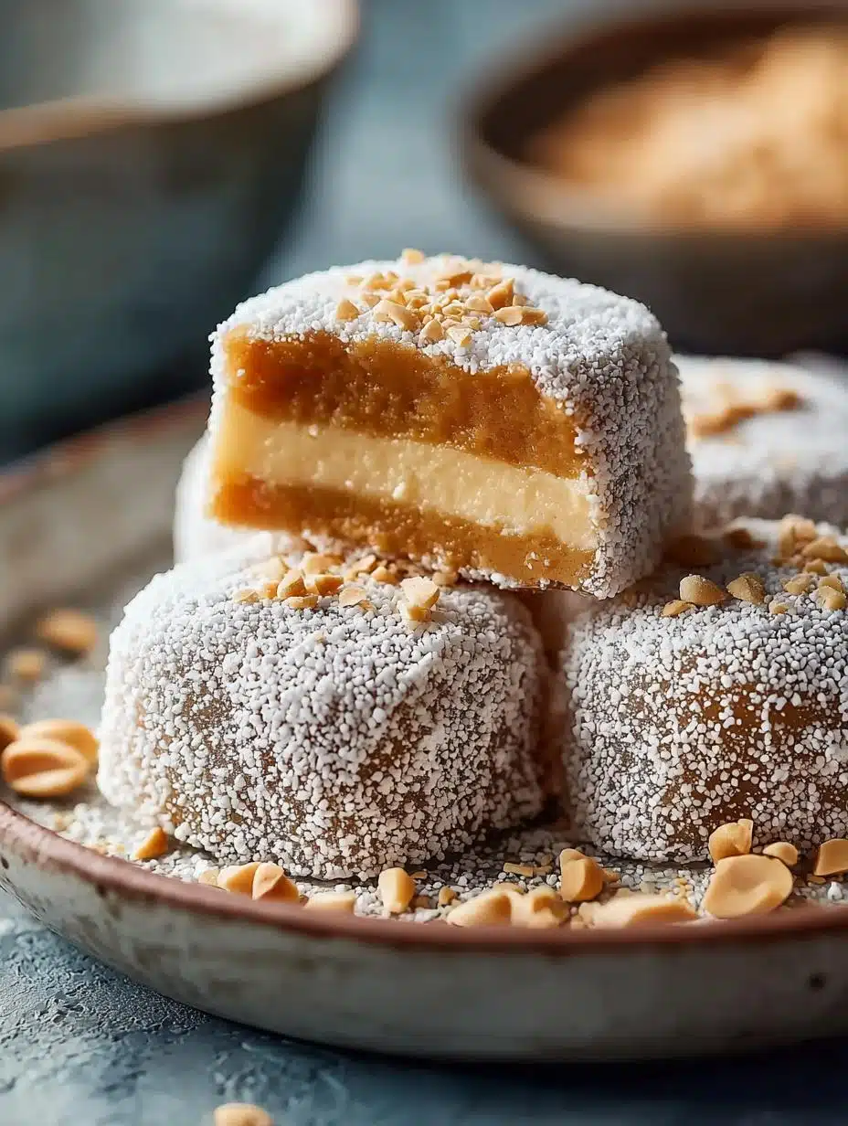 Delightful Peanut Butter Mochi Recipe for Sweet Cravings 2 Delightful Peanut Butter Mochi Recipe for Sweet Cravings - Peanut Butter Mochi - main visual representation