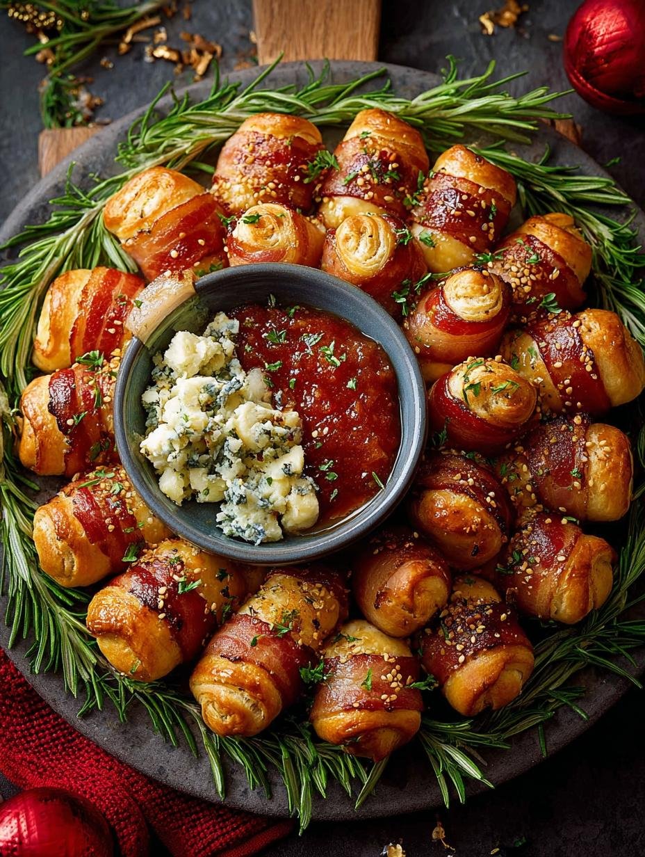 Pigs Blanket Wreath: 7 Steps to a Festive Delight 2 Pigs Blanket Wreath: 7 Steps to a Festive Delight - Pigs Blanket Wreath - main visual representation
