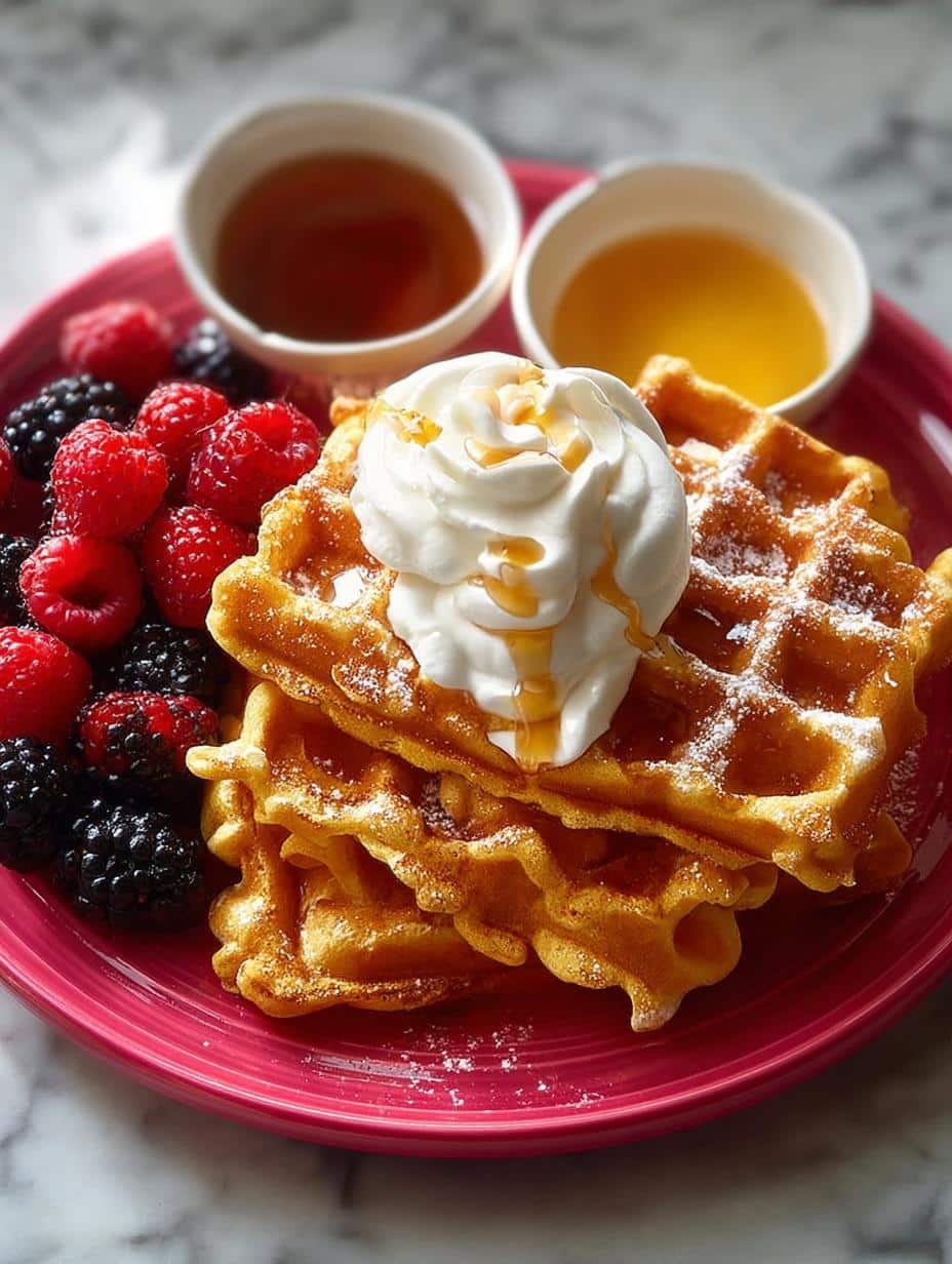 Pumpkin Spice Waffles