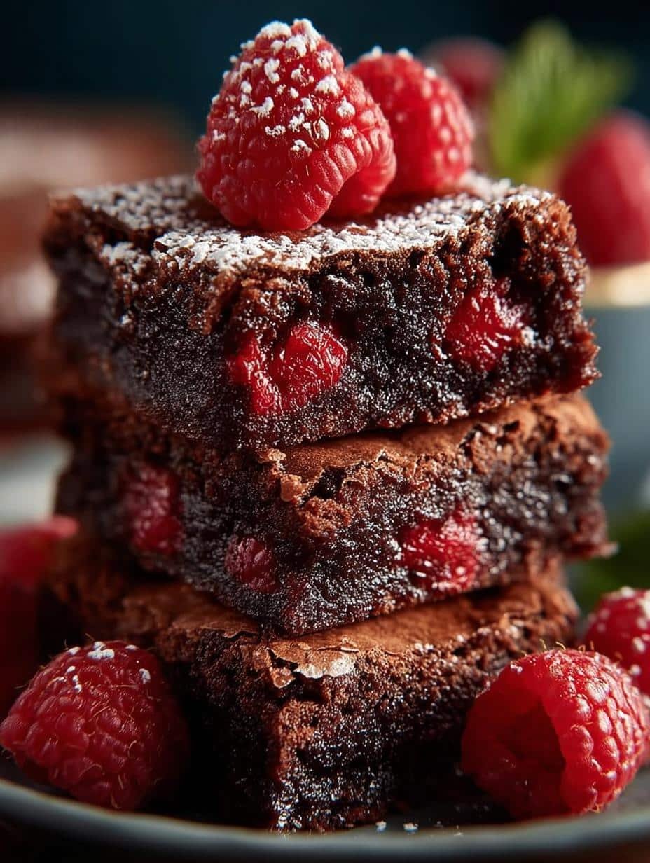 Raspberry Brownies