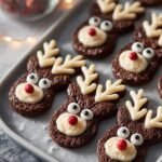 Reindeer Cookies with Chocolate