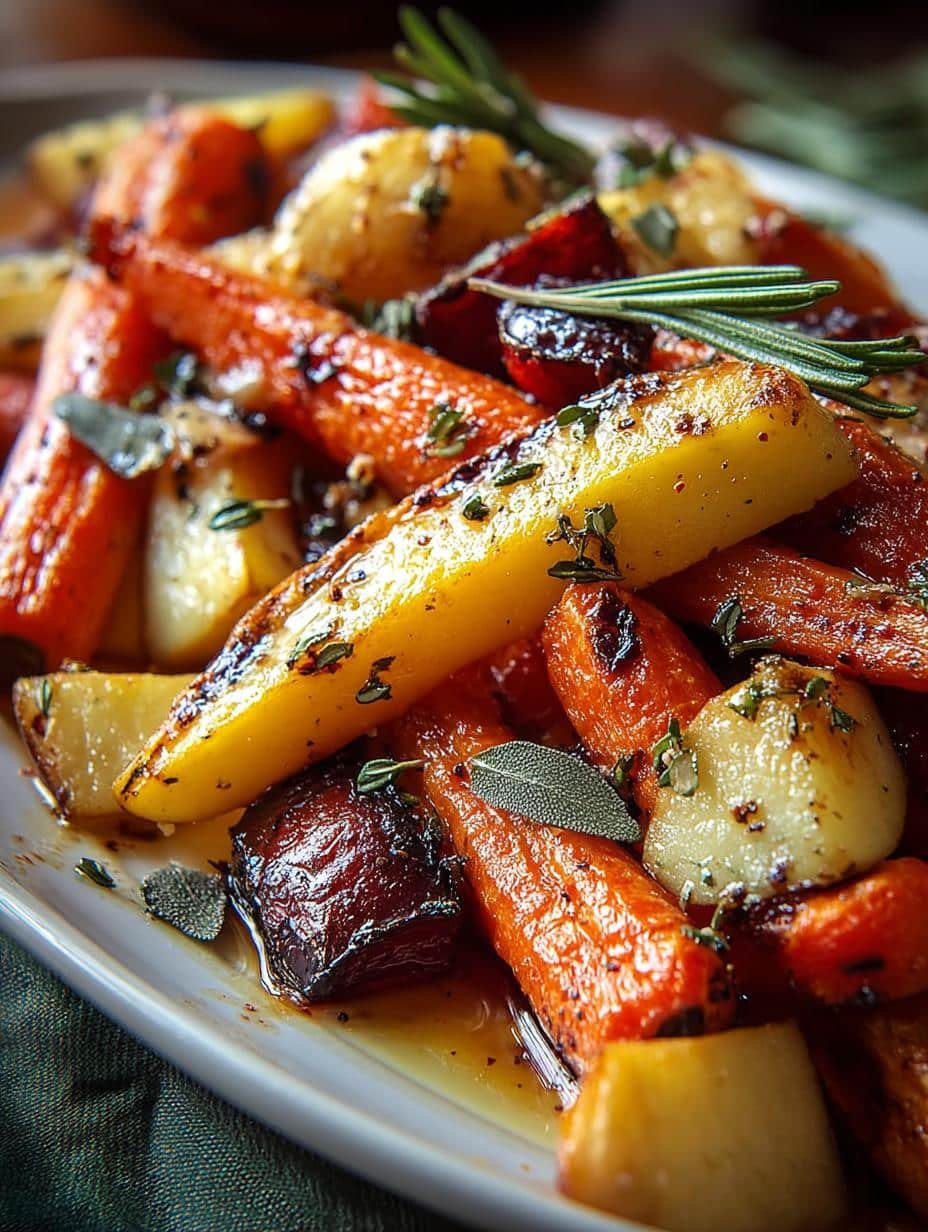 Roasted Carrots Apples