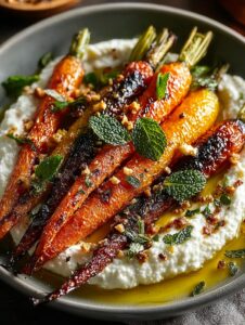 Roasted Carrots with Whipped
