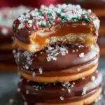 Salted Caramel Ritz Cookies