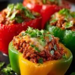 Savory Ground Turkey Peppers