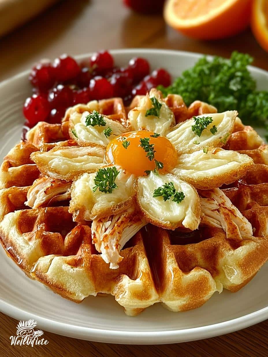 Savory Turkey Waffle Breakfast