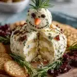 Snowman Cheeseball